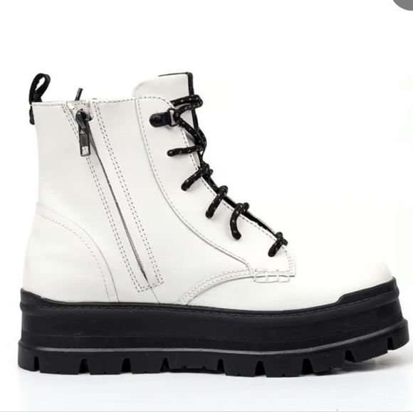 Ugg Sidnee Waterproof Boots Leather Designer Winter Platform Grunge #12 - Picture 4 of 15